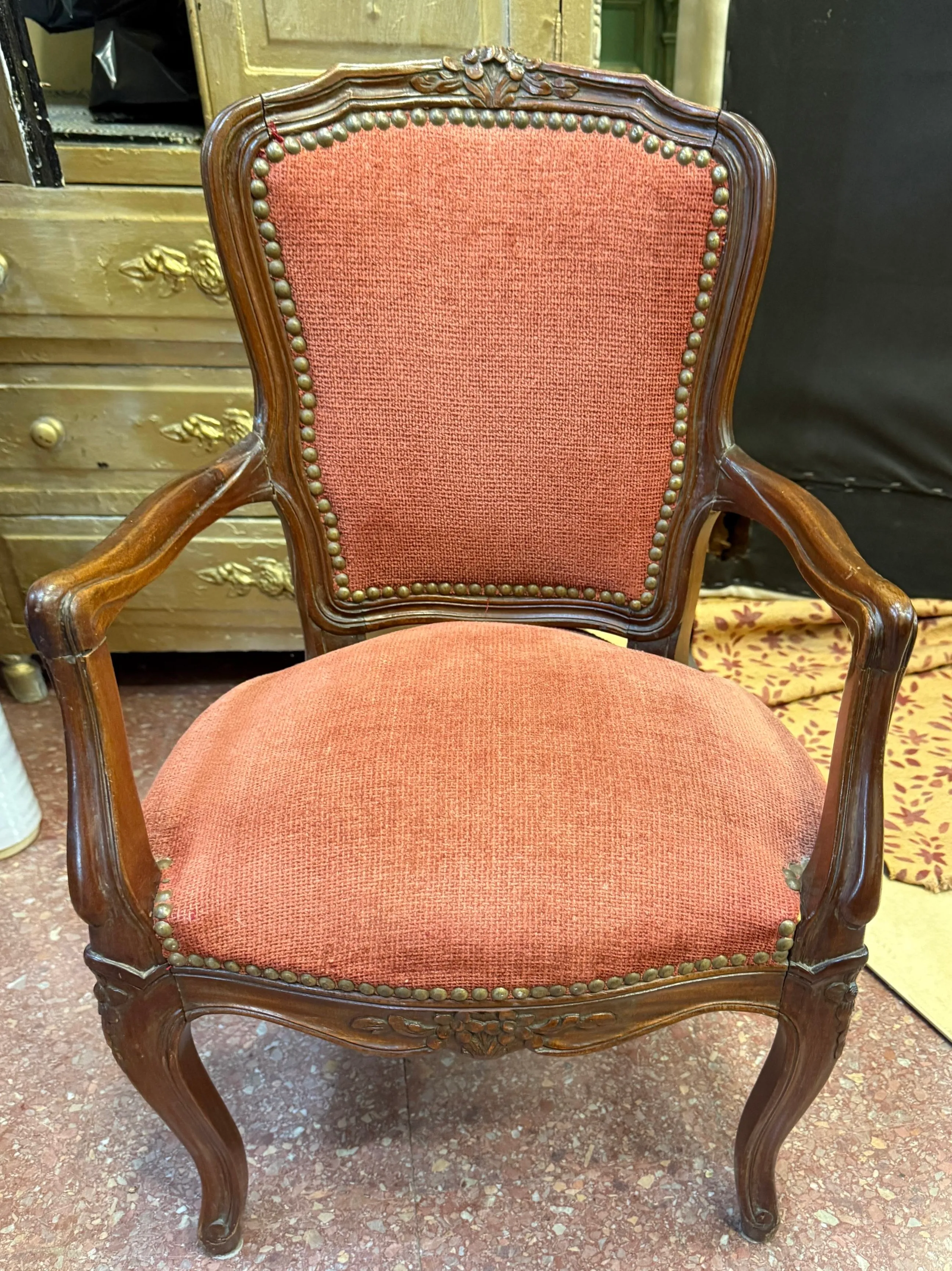 Sillón Luis XV — Antes
