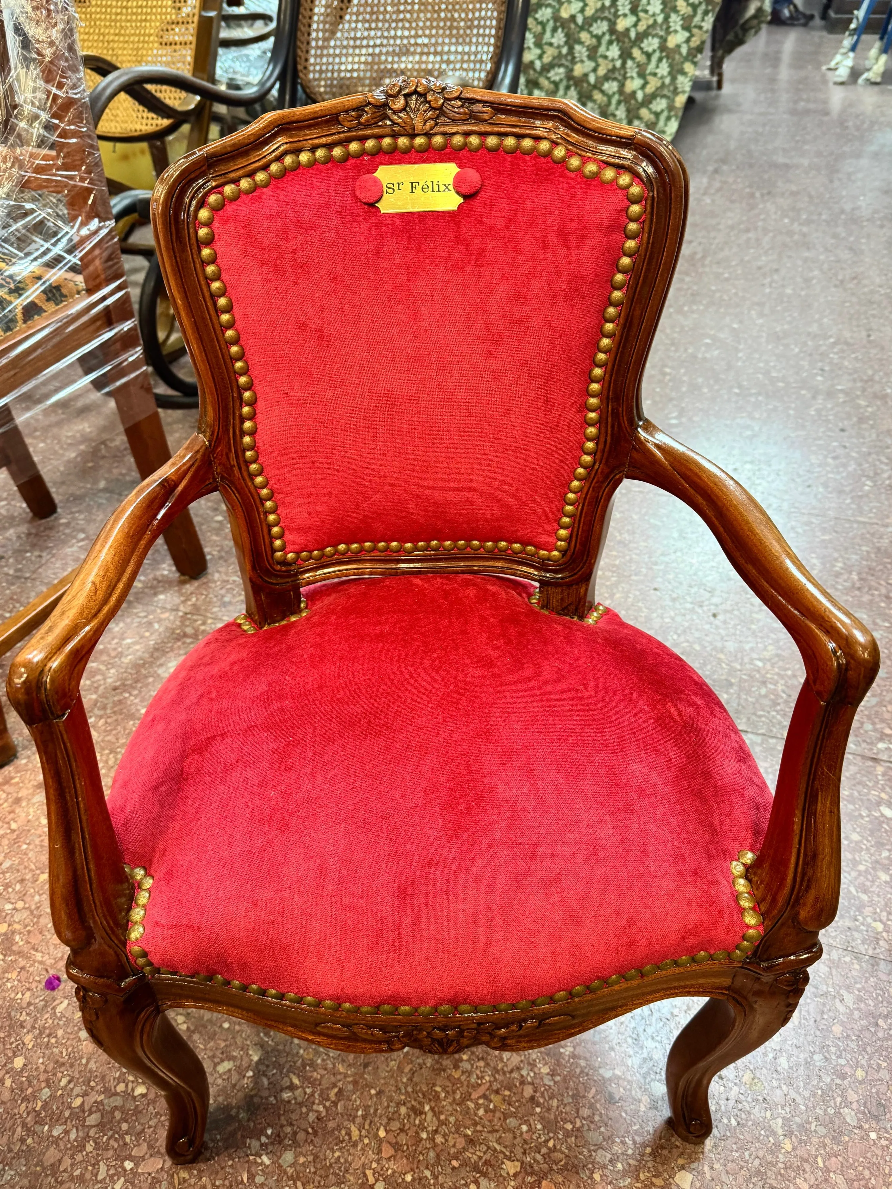 Sillón Luis XV — Después